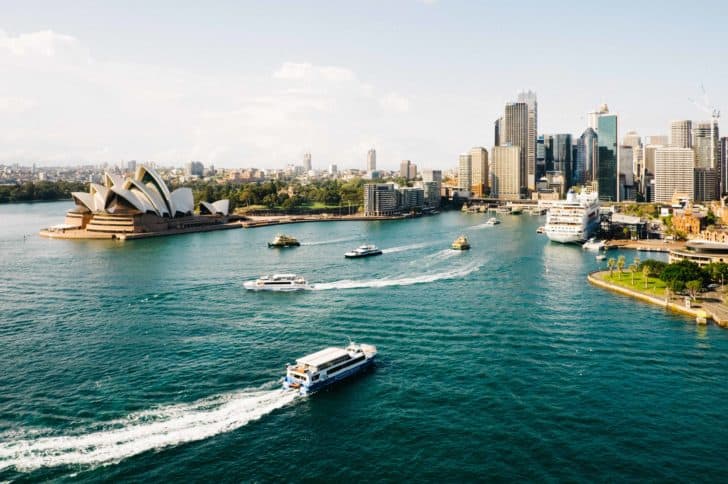 Landmarks of Sydney holiday destination